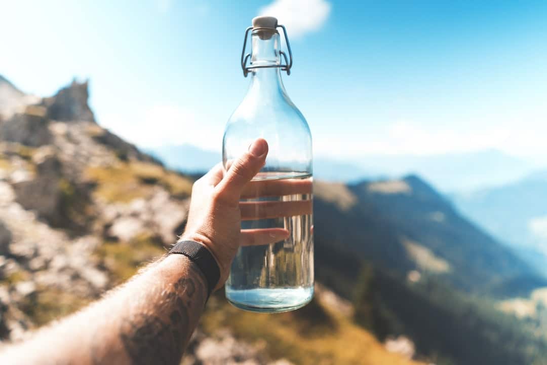 Photo Mouthwash bottle