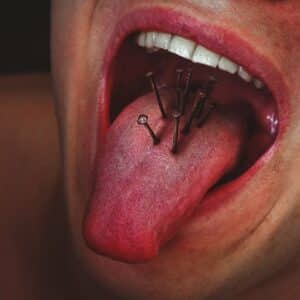 Photo Tongue scraper