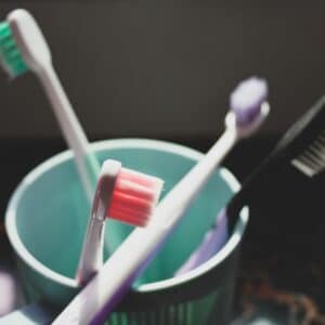 Photo Toothbrush and toothpaste