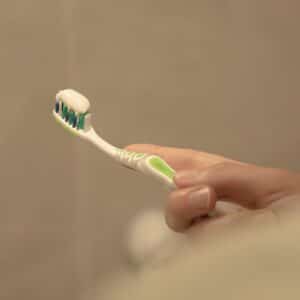 Photo Toothbrush and toothpaste