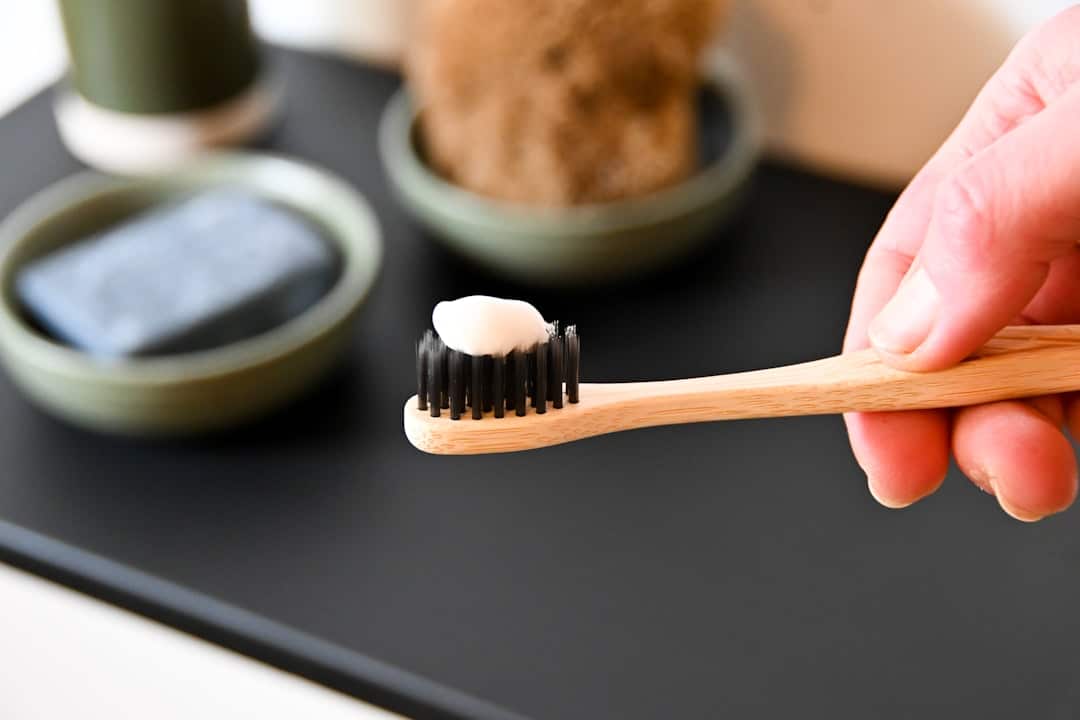 Photo Toothbrush and toothpaste