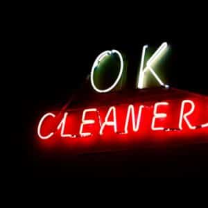 Photo Denture cleaning