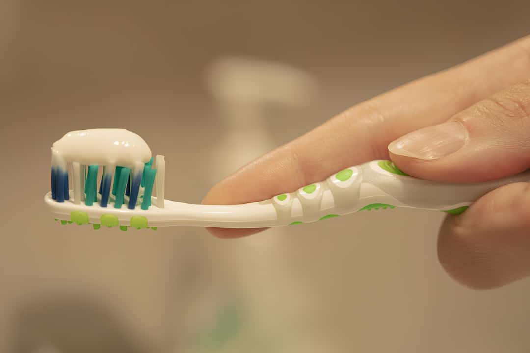 Photo Toothbrush and toothpaste