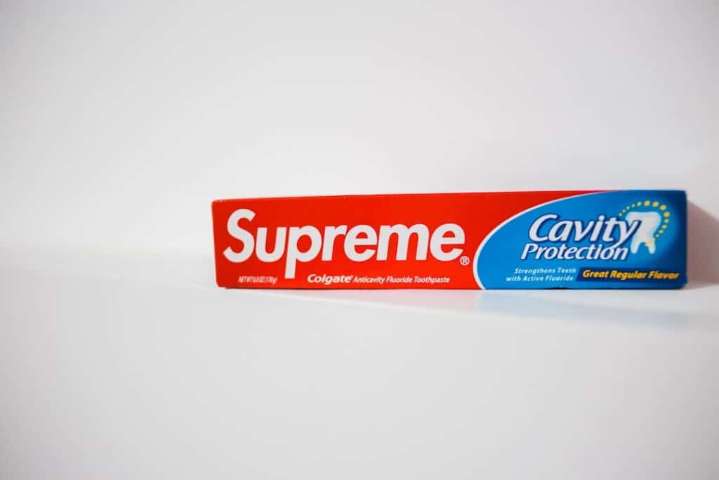 Photo Fluoride toothpaste